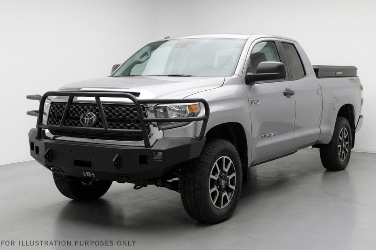 Weather Guard Lo-Side Box 174-5-04 close-up, 56in gloss black aluminum side mount for 2015-2026 Toyota Tundra truck bed