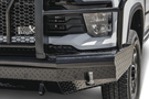 Westin 58-31215 HDX Bandit front bumper in black finish for 2024–2025 Chevy Silverado 2500/3500 HD – heavy-duty aftermarket bumper by Westin Automotive
