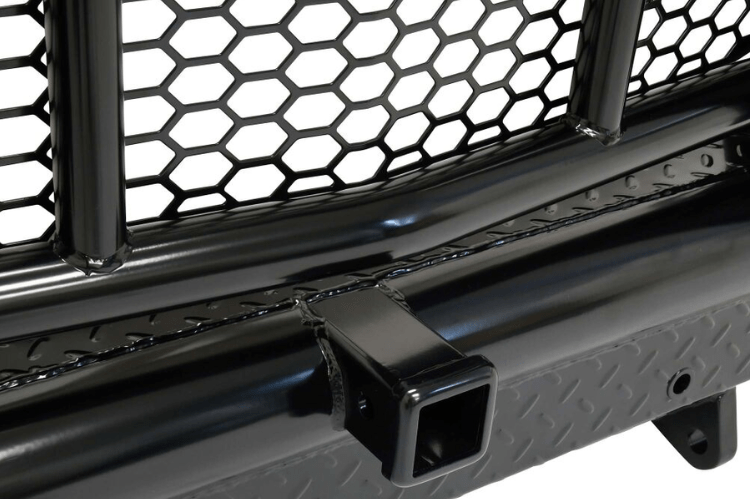 Westin 58-31215 HDX Bandit front bumper in black finish for 2024–2025 Chevy Silverado 2500/3500 HD – heavy-duty aftermarket bumper by Westin Automotive