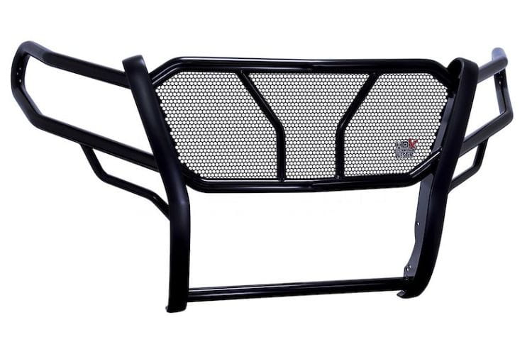 Westin HDX 1-piece grille guard 57-3845 for 2015-2020 Chevy Colorado durable Westin HDX black grille guard protection