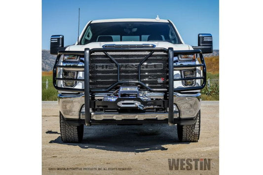 Westin HDX winch mount grille guard 57-924105 for 2023-2026 Ford F250/F350 Superduty durable 3-piece westin grille guard