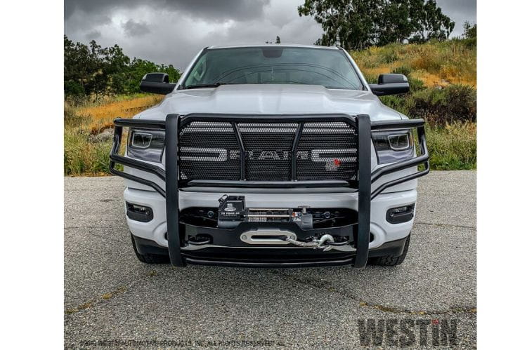 Westin HDX winch mount grille guard 57-924105 for 2023-2026 Ford F250/F350 Superduty durable 3-piece westin grille guard