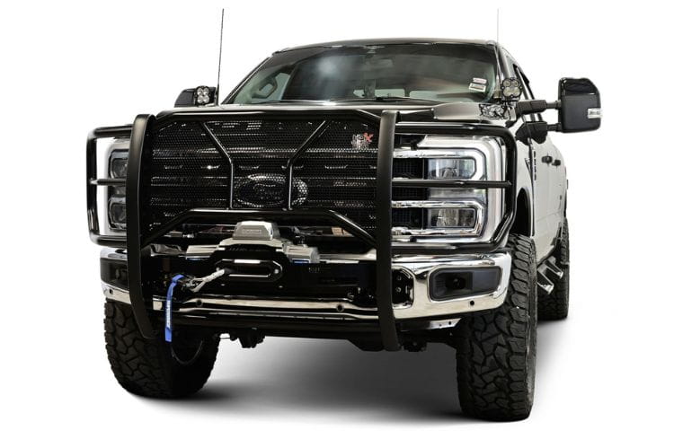 Westin HDX winch mount grille guard 57-94105 for 2023-2026 Ford F450/F550 Superduty durable black westin grille guard