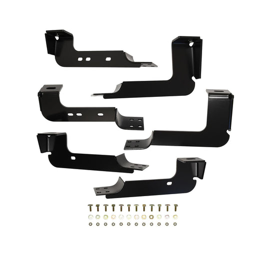 Westin nerf bar mounting kit 22-1075 for Premier Oval nerf bars on 2001–2014 Chevy Silverado 2500HD/3500HD.