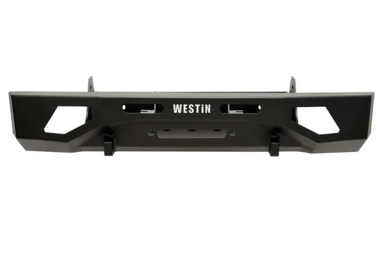 Westin Pro-Series Winch Mount Bumper 58-411285 for 2022-2026 Toyota Tundra, rugged Westin Pro Series front bumper for winch use
