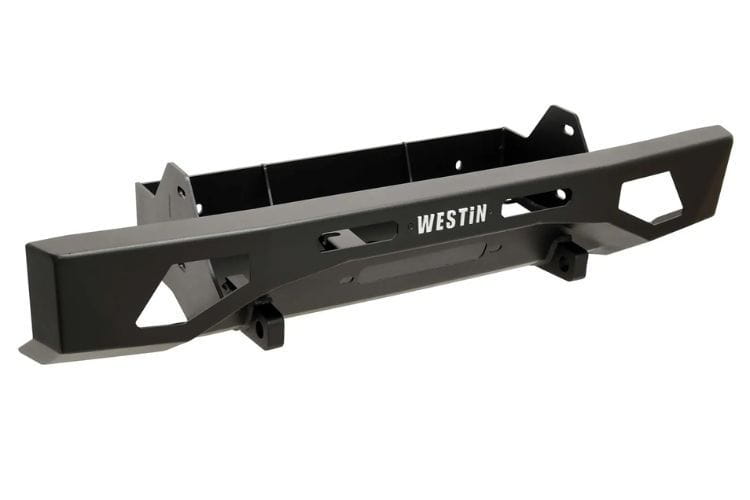 Westin Pro-Series Winch Mount Bumper 58-411285 for 2022-2026 Toyota Tundra, rugged Westin Pro Series front bumper for winch use