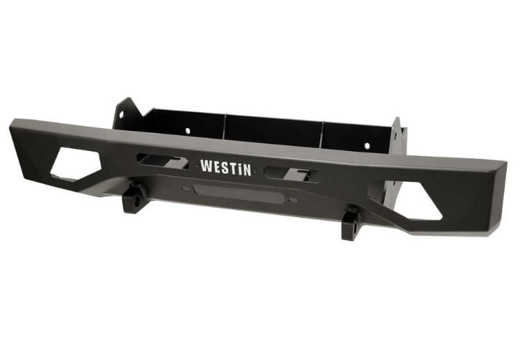 Westin Pro-Series Winch Mount Bumper 58-411285 for 2022-2026 Toyota Tundra, rugged Westin Pro Series front bumper for winch use