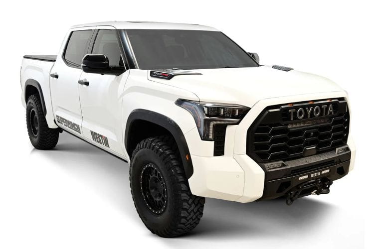 Westin Pro-Series Winch Mount Bumper 58-411285 for 2022-2026 Toyota Tundra, rugged Westin Pro Series front bumper for winch use