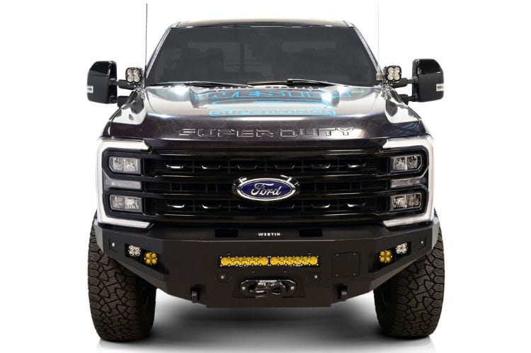 Westin Pro-Series front bumper 58-411305 for 2023-2026 Ford F250/F350 Superduty textured black westin front bumper