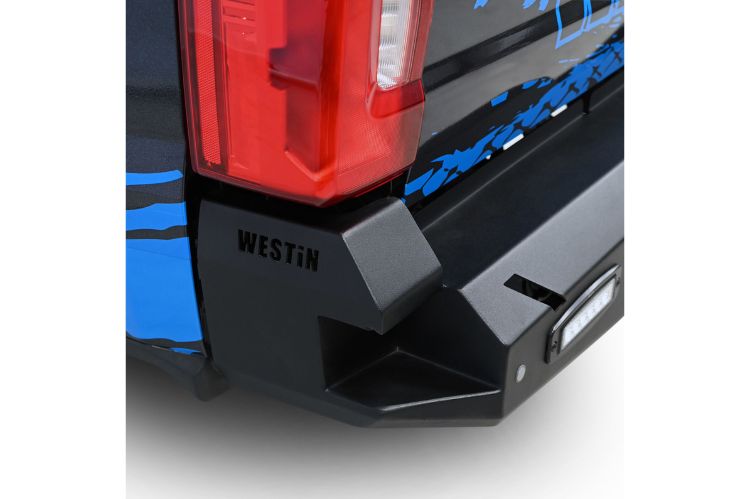 Westin Pro-Series rear bumper 58-421275 for 2023-2026 Ford F450/F550 Superduty textured black heavy duty rear truck bumper