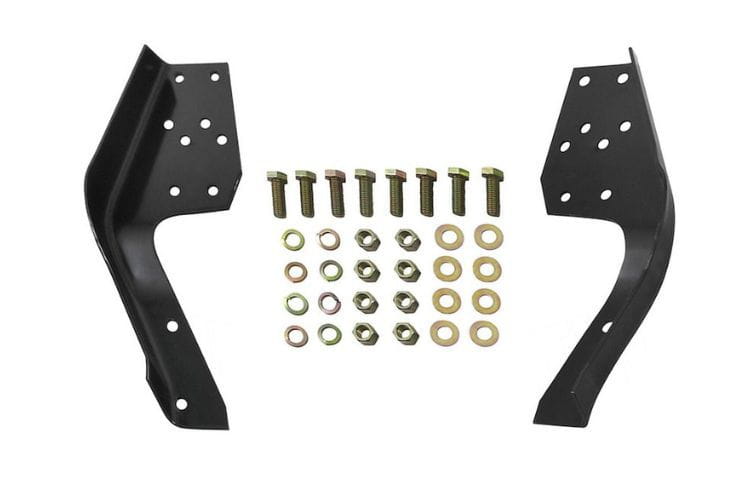 Westin Universal Rear Bumper Mounting Kit 94400 for 1983-1986 Mitsubishi Mighty Max, universal rear bumper brackets and hardware