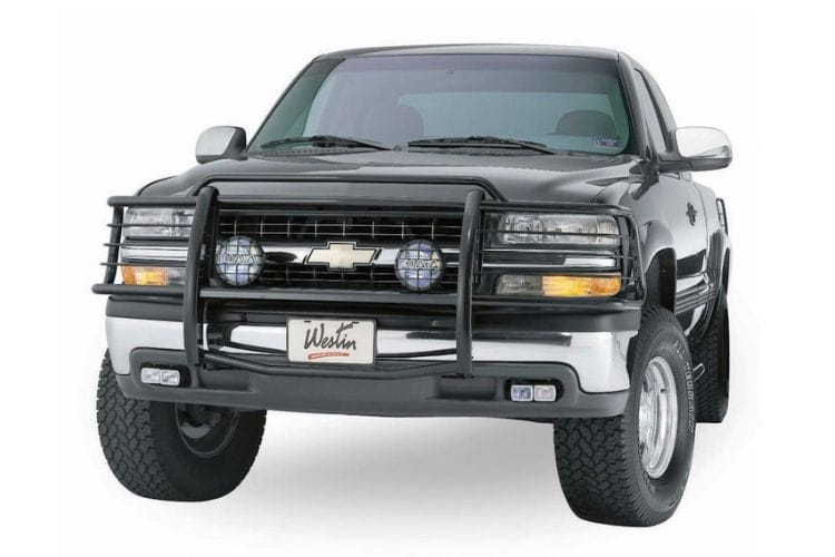 Westin Sportsman Black Grille Guard 40-0185 for 2000-2006 Chevy Tahoe, heavy duty Westin grille guard for durable front-end protection