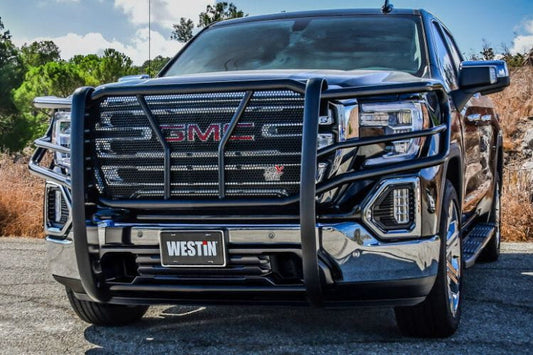 Westin HDX 3-piece stainless steel truck grille guard 57-23790 for 2015-2019 GMC Sierra 2500HD/3500HD heavy duty protection