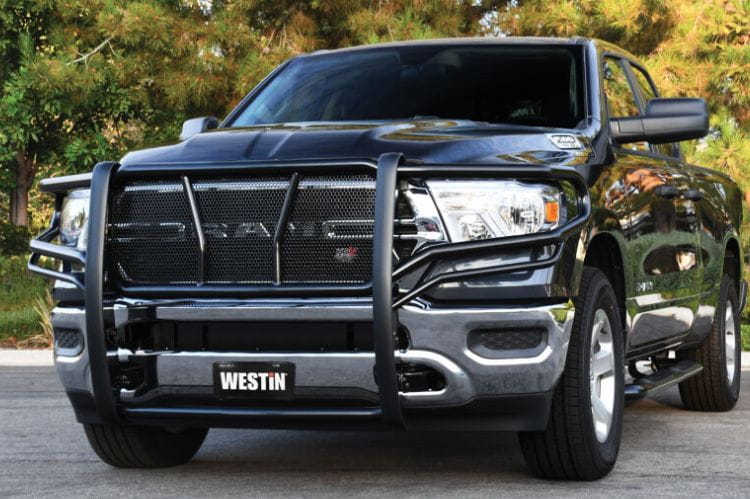 Westin HDX 3-piece stainless steel truck grille guard 57-23790 for 2015-2019 GMC Sierra 2500HD/3500HD heavy duty protection