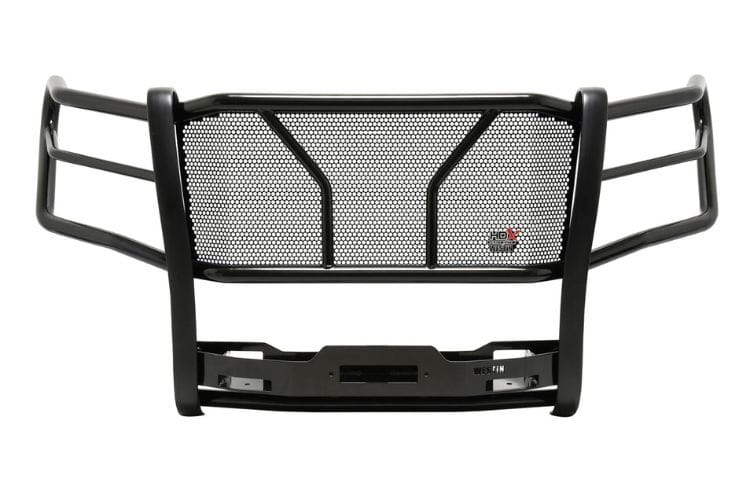 Westin HDX winch mount grille guard 57-94045 for 2021-2026 Chevy Suburban durable black HDX winch mount grille guard