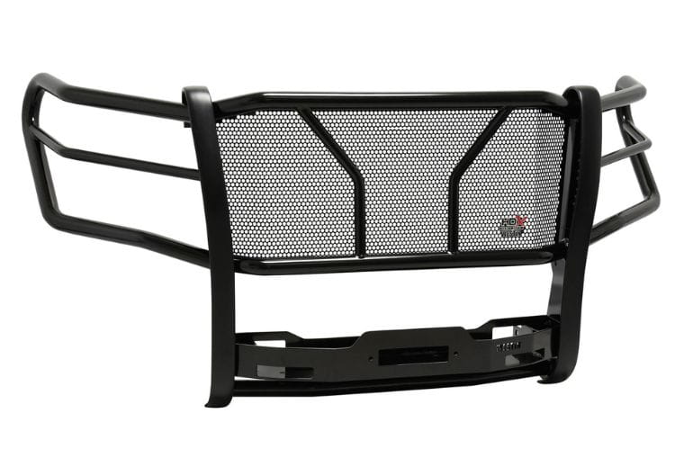 Westin HDX winch mount grille guard 57-94045 for 2021-2026 Chevy Tahoe durable black HDX winch mount grille guard
