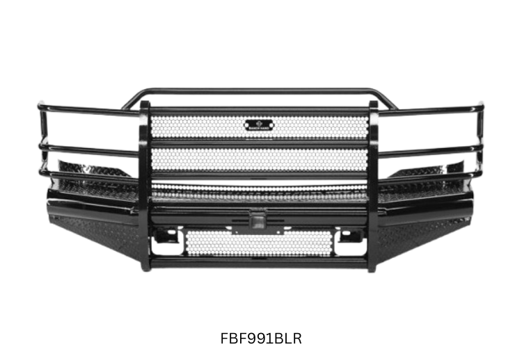 2004 Ford F250 Superduty equipped with Workhorse Kit featuring Ranch Hand front and rear bumpers for heavy-duty protection and rugged performance