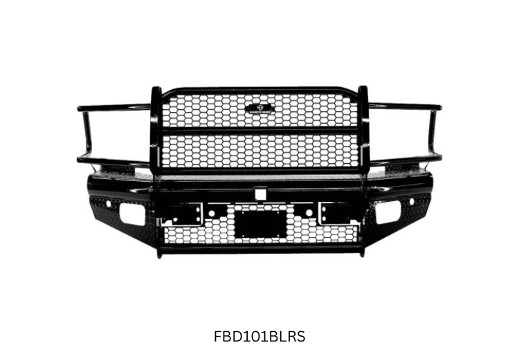 2018 Dodge Ram 2500 equipped with the Workhorse Kit and Ranch Hand front and rear bumpers designed for maximum durability and work-ready performance.