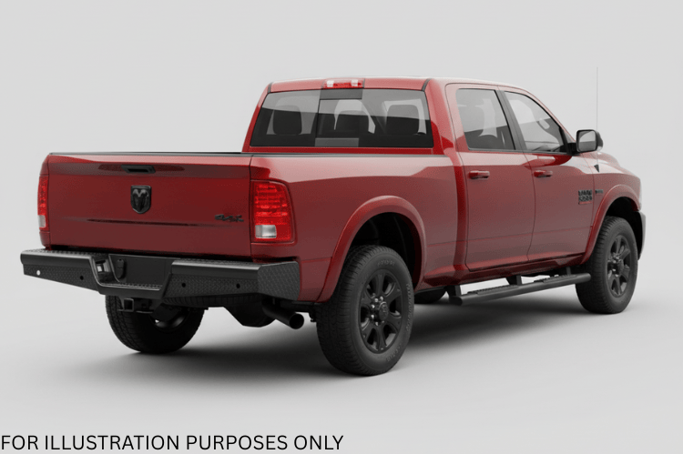 2018 Dodge Ram 2500 equipped with the Workhorse Kit and Ranch Hand front and rear bumpers designed for maximum durability and work-ready performance.