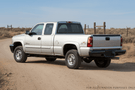 2007 Chevy Silverado 2500 equipped with the Workhorse Kit featuring Ranch Hand Legend front and rear bumpers designed for rugged performance and full-coverage protection.