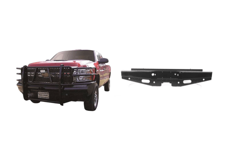 2014 Chevrolet Silverado 2500HD loaded with Workhorse Kit featuring Ranch Hand front and rear bumpers for elevated durability and peak performance