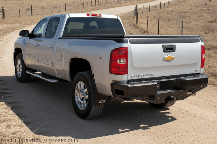 2014 Chevrolet Silverado 2500HD loaded with Workhorse Kit featuring Ranch Hand front and rear bumpers for elevated durability and peak performance