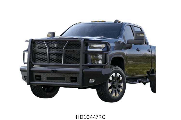 2023 Chevrolet Silverado 2500HD installed with Workhorse Kit featuring Steelcraft front and rear bumpers for premium durability and elevated strength.