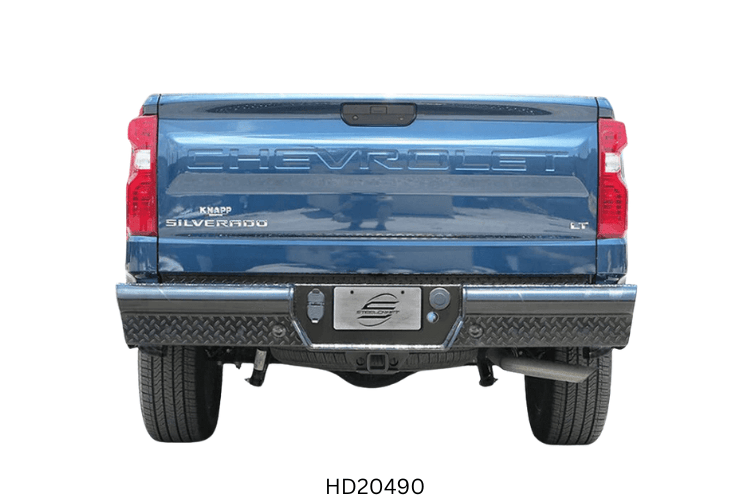 2025 Chevrolet Silverado 2500HD supplied with Workhorse Kit featuring Steelcraft front and rear bumpers for superior shielding and heavy-duty performance.