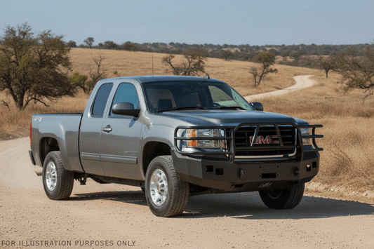 Rugged 2007 GMC Sierra 2500HD upgraded with Hammerhead front and rear bumpers for durability and style