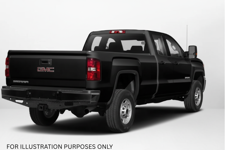 2019 GMC Sierra 2500HD armed with Workhorse Kit featuring Ranch Hand front and rear bumpers for premium protection and trail-ready performance.