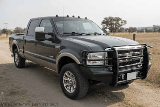 2007 Ford F250 Superduty Workhorse Kit ready for any challenge with Ranch Hand front and rear bumper armor