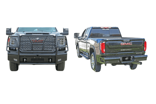 2023 GMC Sierra 2500HD Workhorse Kit with Steelcraft HD front and rear replacement bumpers
