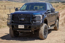 Front and rear bumpers Frontier Truck Gear Workhorse setup on 2023 Ford F250 Super Duty for bold work truck armor