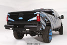 Front and rear bumpers Fab Fours Workhorse kit with Black Steel protection for 2004 Ford F250 Super Duty rugged work truck