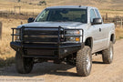 Off road bumper kit Fab Fours Workhorse kit delivering Black Steel front and rear armor for 2007 Chevy Silverado 2500 truck