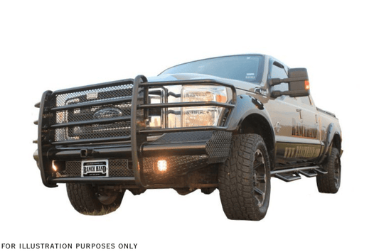 2016 Ford F250 Superduty Workhorse Kit ready for any challenge with durable Ranch Hand front and rear bumpers