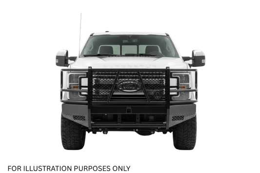 2022 Ford F250 Superduty enhanced with Workhorse Kit featuring Ranch Hand front and rear bumpers crafted for hard-use conditions