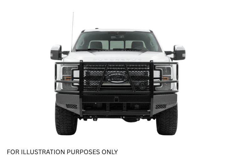 2022 Ford F250 Superduty enhanced with Workhorse Kit featuring Ranch Hand front and rear bumpers crafted for hard-use conditions