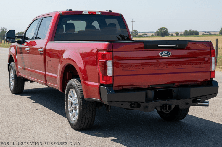2022 Ford F250 Superduty enhanced with Workhorse Kit featuring Ranch Hand front and rear bumpers crafted for hard-use conditions