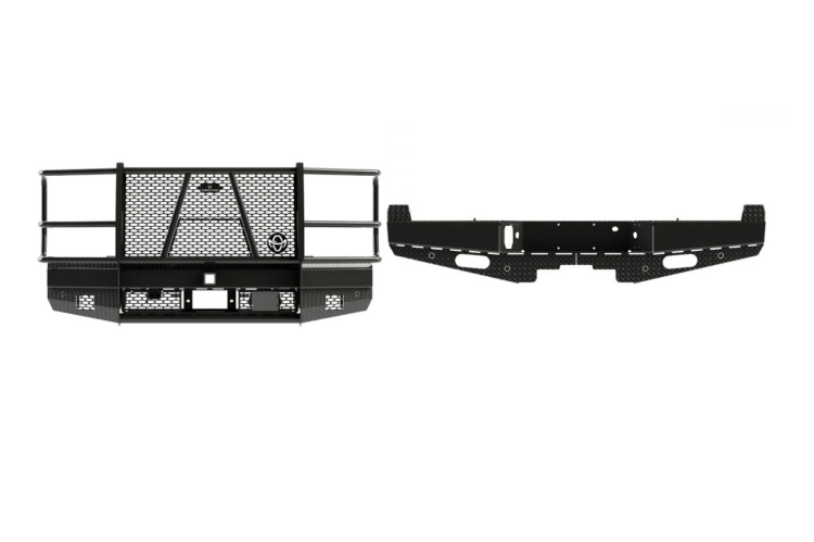 2023 Ford F250 Superduty built with Workhorse Kit featuring Ranch Hand front and rear bumpers ready for heavy-duty demands