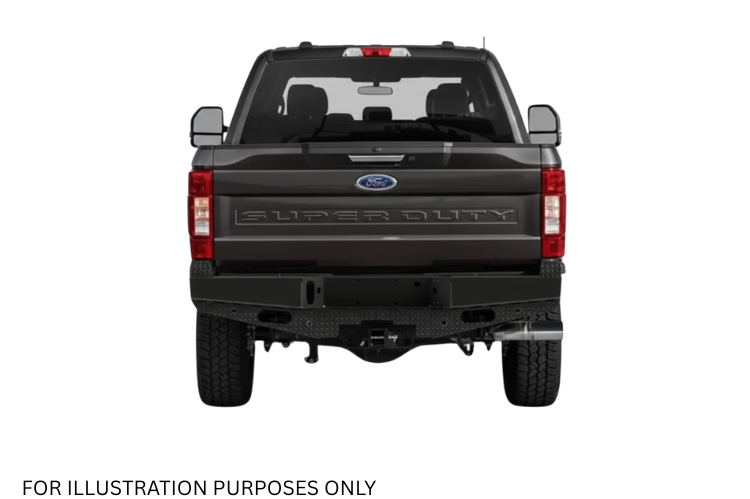 2023 Ford F250 Superduty built with Workhorse Kit featuring Ranch Hand front and rear bumpers ready for heavy-duty demands