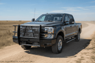 2024 Ford F250 Super Duty with the Workhorse Kit equipped with Ranch Hand front and rear bumpers for rugged performance and maximum heavy-duty protection.
