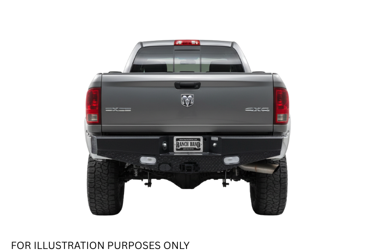 2005 Dodge Ram 2500 Workhorse Kit featuring Ranch Hand front and rear bumpers for heavy-duty protection and rugged performance.
