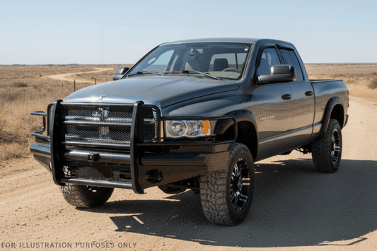 2005 Dodge Ram 2500 Workhorse Kit featuring Ranch Hand front and rear bumpers for heavy-duty protection and rugged performance.