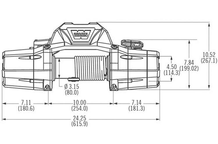 Warn 88990 Zeon 10 Truck Winch 10K