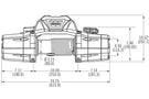 WARN 89120 ZEON 12 Truck Winch 12K - BumperOnly