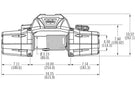Warn 89305 Zeon 8-S Truck Winch 8K