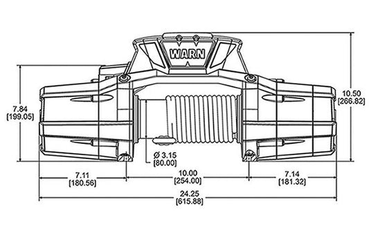 Warn 95950 Zeon 12-S Truck Winch 12K