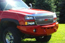 Fusion Chevy Silverado 2500/3500 2003-2007 Front Bumper Raw Finish Dual Cut-outs for Fogs, 10" Single Row in Center(Sold Separately) 0307CHVFB