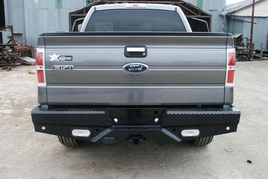 Frontier 100-10-9010 2009 - 2014 FORD F150 WITH SENSORS Diamond Back Bumpers - BumperOnly
